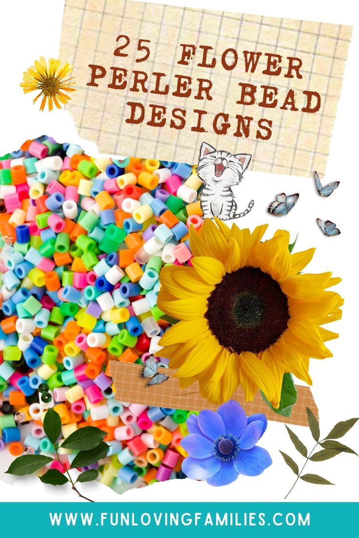 25 Flower Perler Bead Patterns Designs And Ideas