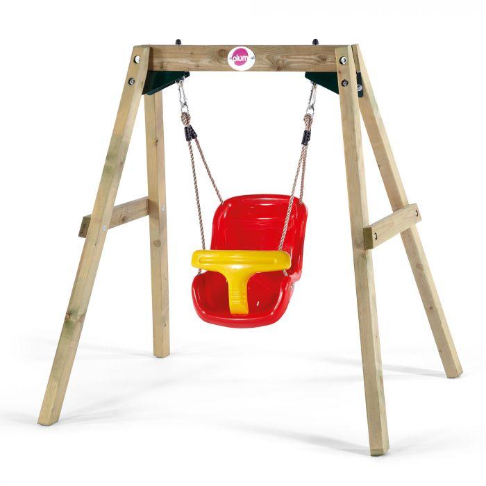 Plum Bush Baby Wooden Swing Set