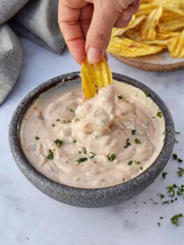 Vegan French Onion Dip Easy Recipe Elavegan