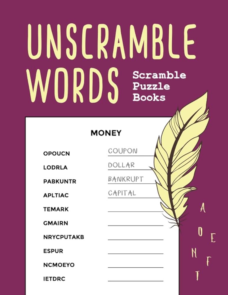 Word Unscrambler Unscramble Words from Letters